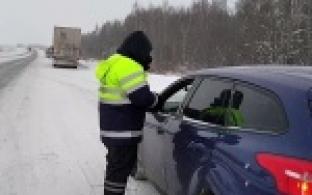 В связи с аномальными морозами Госавтоинспекция усиливает патрулирование трасс