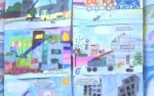 Юные первоуральцы изобразили своё понимание работы налоговой через рисунки