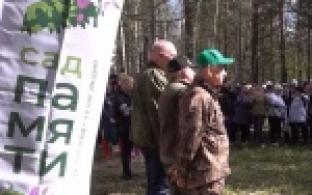 «Сад памяти» начал расти в окрестностях деревни Черемша