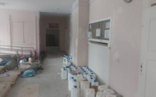 В первоуральской поликлинике на Динасе продолжается масштабный капитальный ремонт