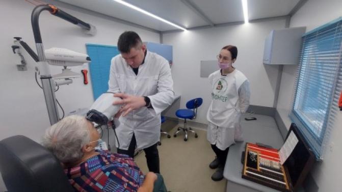 В Новоуткинск прибыл автопоезд здоровья