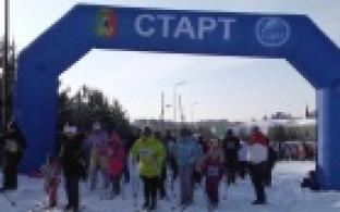 В Первоуральске состоялся массовый забег "Лыжня России"