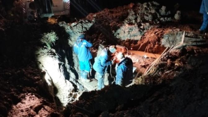 Вечером, 18 октября произошла крупная авария на Нижне-Сергинском водоводе