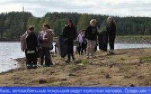 Берег Верхне-Шайтанского пруда преобразился