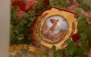 Ковчег с мощами Святого великомученика Георгия Победоносца доставили на Средний Урал