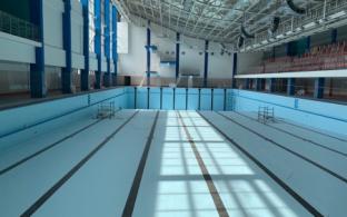 Вокруг территории Дворца водных видов спорта продолжается благоустройство