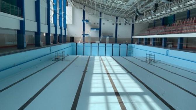 Вокруг территории Дворца водных видов спорта продолжается благоустройство