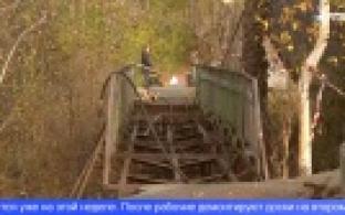 На Магнитке приступили к восстановлению пешеходных мостов