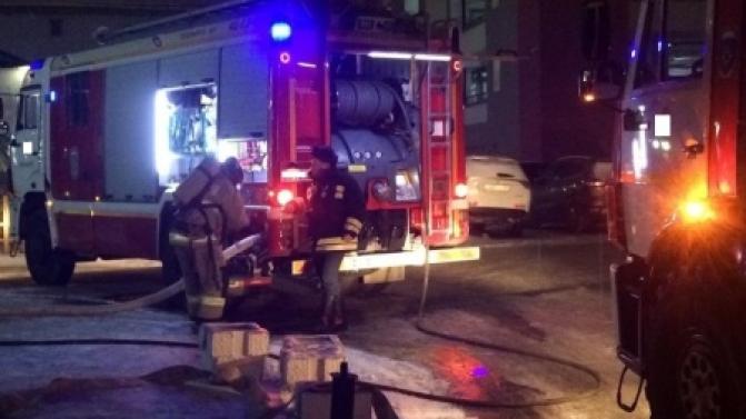 Нежилой дом сгорел на Динасе