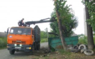 Первоуральск начали избавлять от покрышек