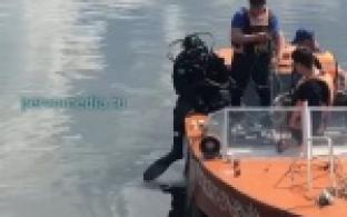 Сегодня на Нижнем пруду прошли совместные учения спасателей и сотрудников "Водоканала"