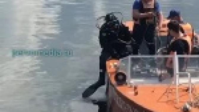 Сегодня на Нижнем пруду прошли совместные учения спасателей и сотрудников "Водоканала"