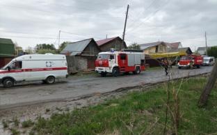 Произошел пожар в частном доме