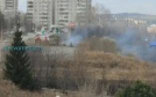 На Вайнера снова горит трава