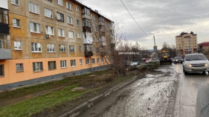 На улице Советская начался ремонт