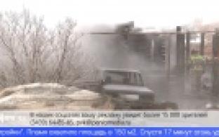 Крупный пожар в районе Первомайском унес жизнь человека