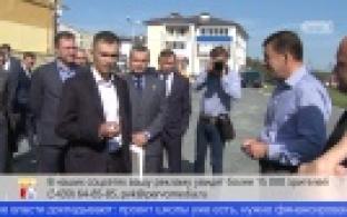 В рамках рабочей поездки по городам Свердловской области губернатор посетил Полевской