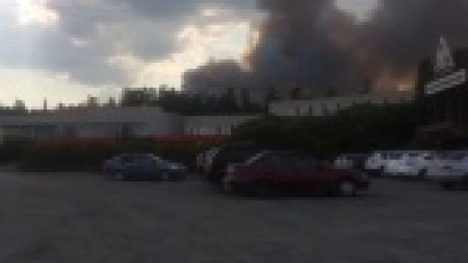 На Динасе эвакуируют людей из санатория, садов и  ПНД