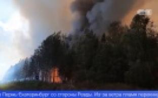 Между Первоуральском и Ревдой вспыхнул лесной пожар