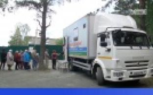 В Парке новой культуры работал мобильный пункт вакцинации