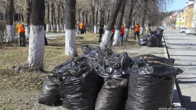 715 тонн мусора собрали в Первоуральске во время субботников