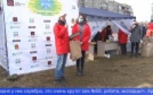 Участники соревнований "Чистые игры" прибрали рощу за мечетью