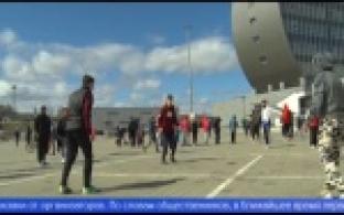 Первоуральцы сразились в дворовой игре «Квадрат»