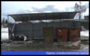 С контейнерных площадок украли металлические баки