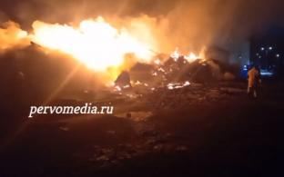 Накануне ночью в Вересовке произошёл пожар