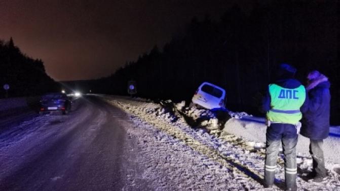 В выходные произошло ДТП на выезде из Первоуральска