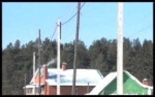 В Ельничном из-за непогоды замкнула уличная электропроводка