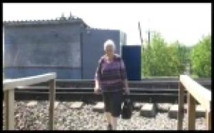 В Первомайке начали строить оборудованный переход через ж/д пути