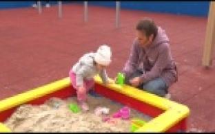 На улице Береговая открыли новую детскую площадку