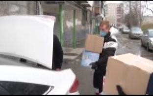 Уральские спортсмены помогли доставить гуманитарные наборы нуждающимся