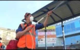 В Первоуральске проводят дезинфекцию общественных мест