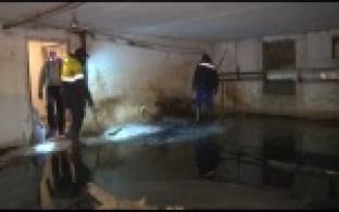 Коммунальная авария в подвале дома по улице Химиков