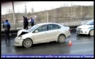 ДТП на талицком путепроводе