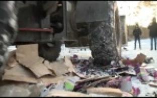 На Урале уничтожили изъятый из продажи снюс