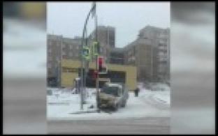 В городе произошло несколько ДТП из-за снегопада