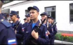 Присяга в воинской части «Горный щит»