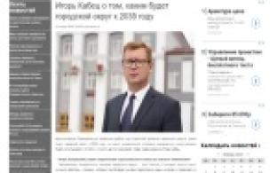 Игорь Кабец о стратегии развития города