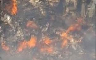 Пожар на заводе ТБО полностью ликвидирован