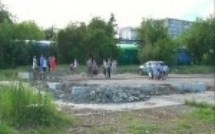 Стройка началась вплотную к детскому саду
