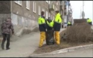 Студенты борются за чистоту города