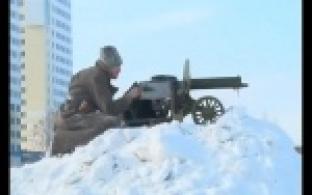 Реконструкция сражения на городской набережной