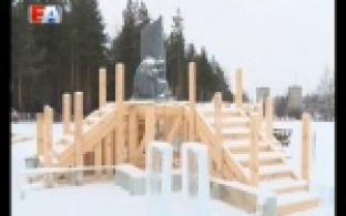 Ледовый городок по мотивам "Щелкунчика"