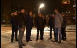 Набережная засияла огнями