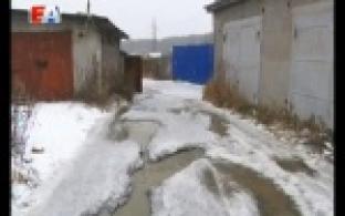Ручьи журчат среди гаражей