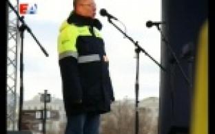 Первоуральцы на митинге в Екатеринбурге