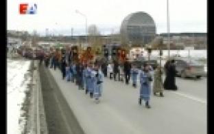 Верующие совершили крестный ход